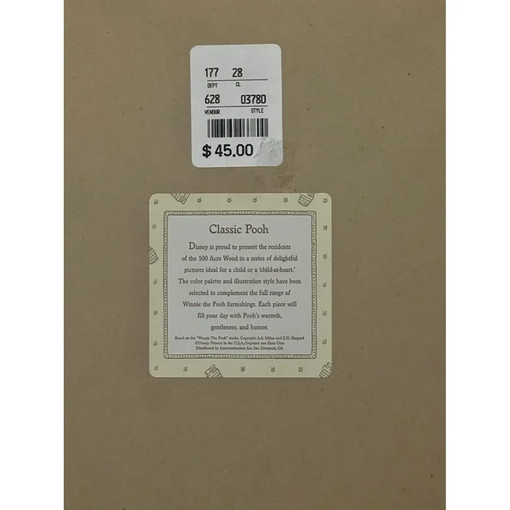 Classic Winnie The Pooh Framed Matted Print 15